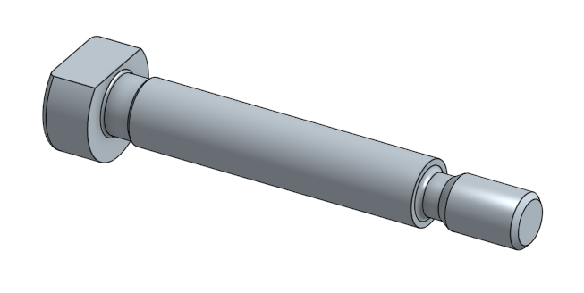 Arm Support shoulder screw - L30 (machine finished) V01