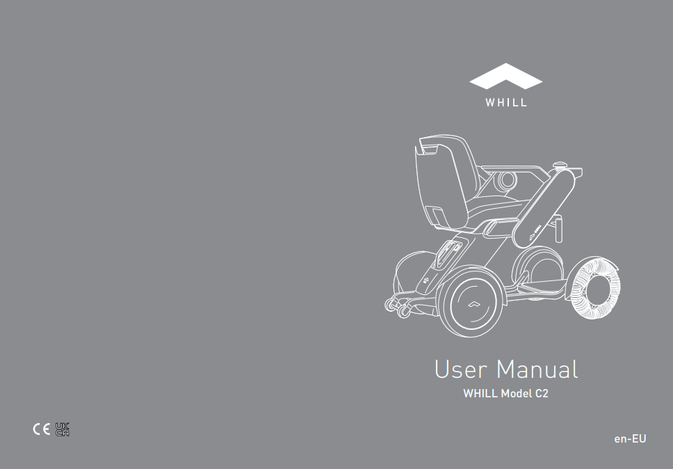 WHILL C2 User manual - DE