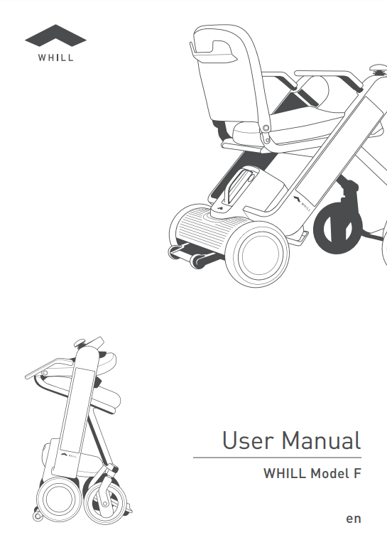 WHILL F User manual - IT