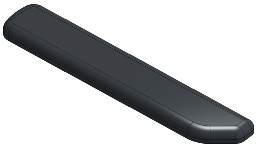 [1689] Arm Support Cushion L (decovin Sana nero) V01