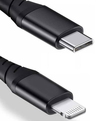 [2328] USB-C auf Lightning Ladekabel 0.25 m, schwarz
