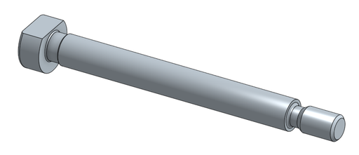 [2537] Arm Support shoulder screw - L50 (machine finished) V01