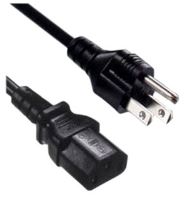 [3086] Charger Cable, AC-Netzkabel, US Typ, 1.8m, black