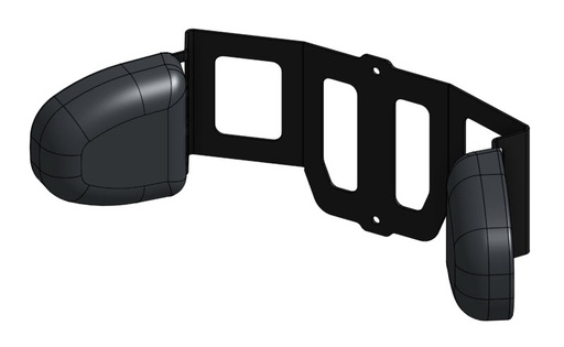 [3258] Scewo Snap Lock Winglets - Lateral Head Support Cushions