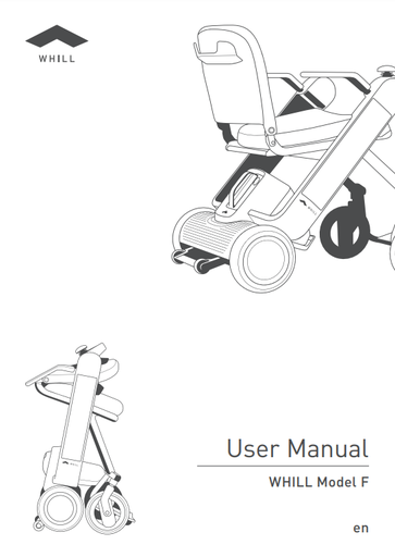 [3897] WHILL F User manual - FR