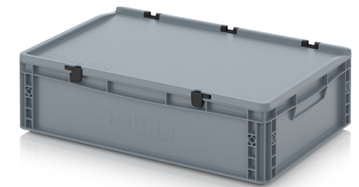 [4174] Euro Behälter mit Deckel 60x40x18.5cm 30L